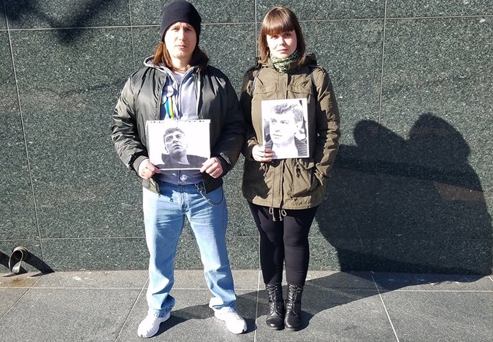 25 ������� 2018. ����� ������ ������ �������
February 25, 2018. Action in memory of Boris Nemtsov