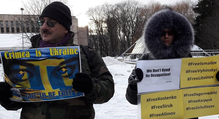 26 ������� 2018. ���� ������������� ��������� �����
February 26, 2018. Day of Crimea occupation resistance