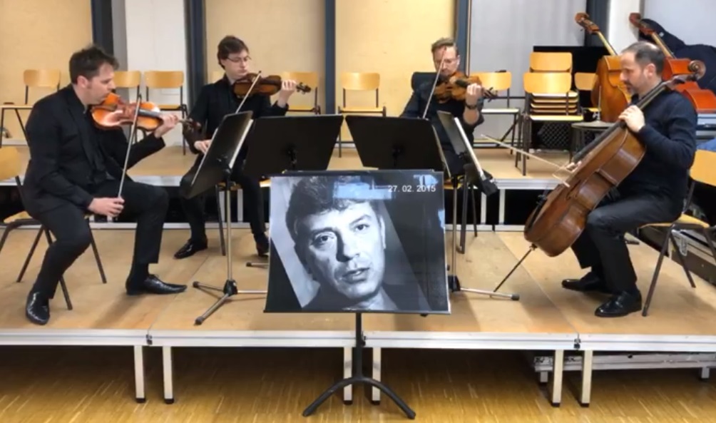27 ������� 2018. ����� ������ ������ �������
February 27, 2018. Action in memory of Boris Nemtsov