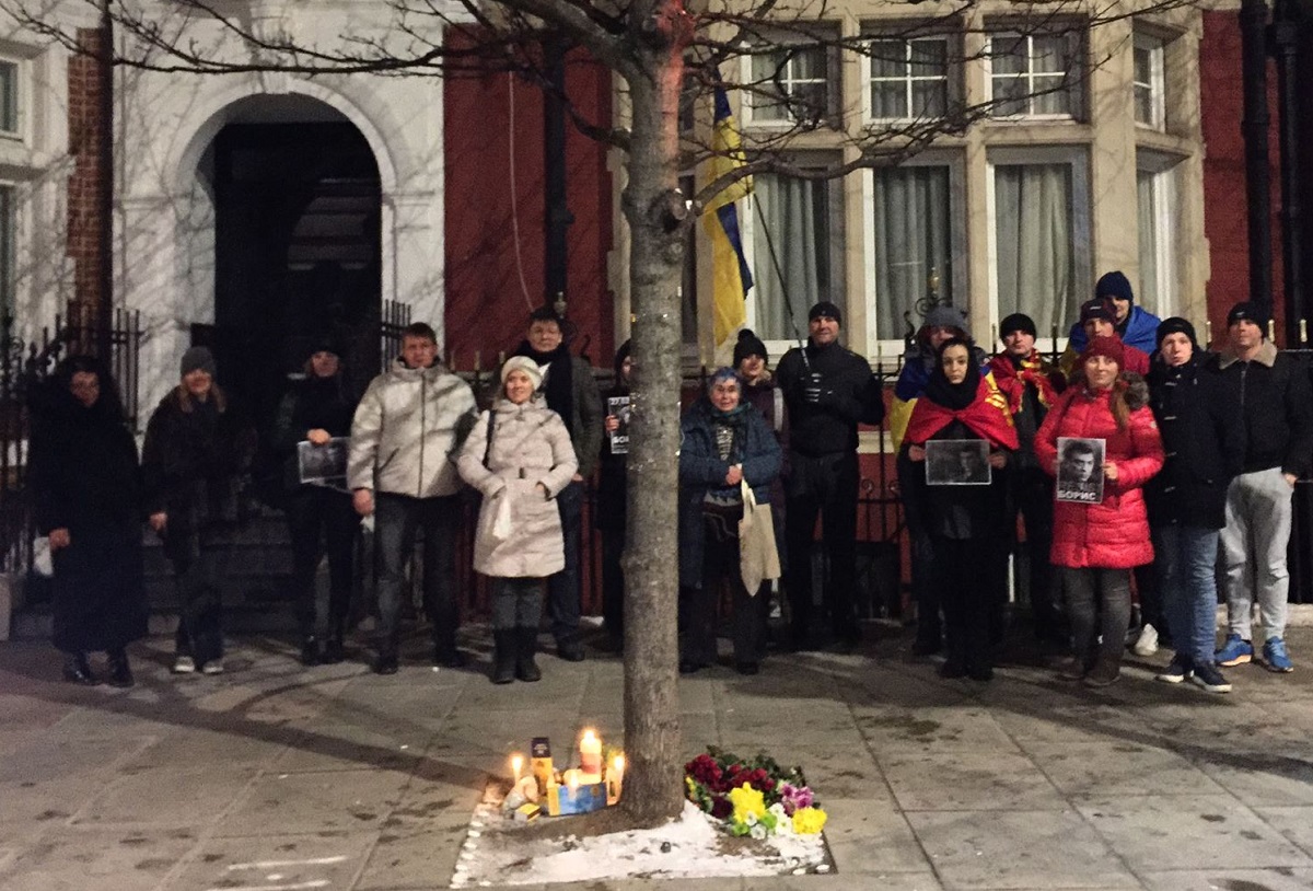 27 ������� 2018. ����� ������ ������ �������
February 27, 2018. Action in memory of Boris Nemtsov