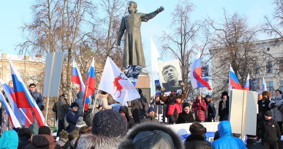 25 ������� 2018. ���� �������
February 25, 2018. The march of Nemtsov