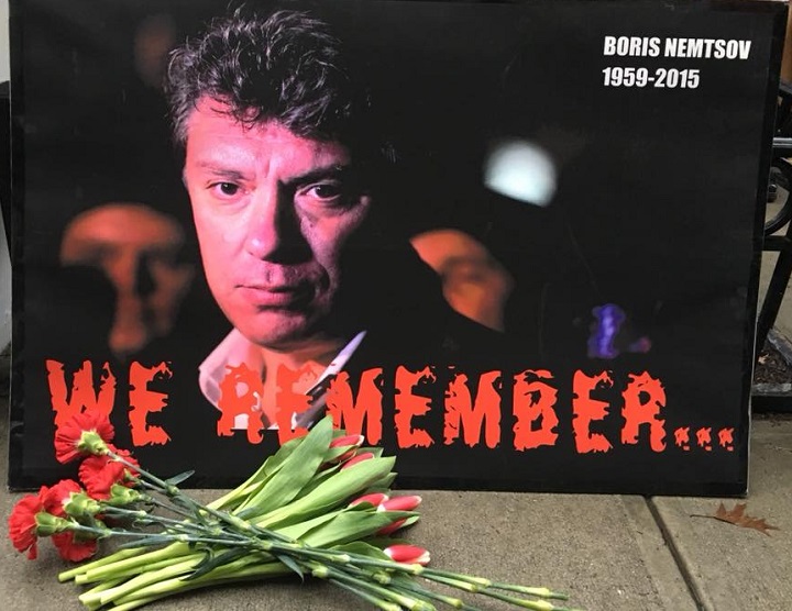 25 ������� 2018. ����� ������ ������ �������
February 25, 2018. Action in memory of Boris Nemtsov
