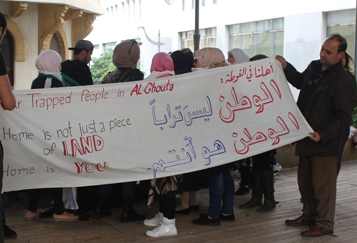 25 ������� 2018. ����� ������������ � ��������� �����
February 25, 2018. Solidarity action for Eastern Ghouta