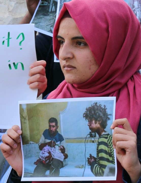 24 ������� 2018. ����� ������������ � ��������� �����
February 24, 2018. Solidarity action for Eastern Ghouta