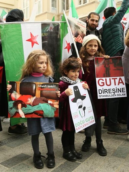22 ������� 2018. ����� ������������ � ��������� �����
February 22, 2018. Solidarity action for Eastern Ghouta