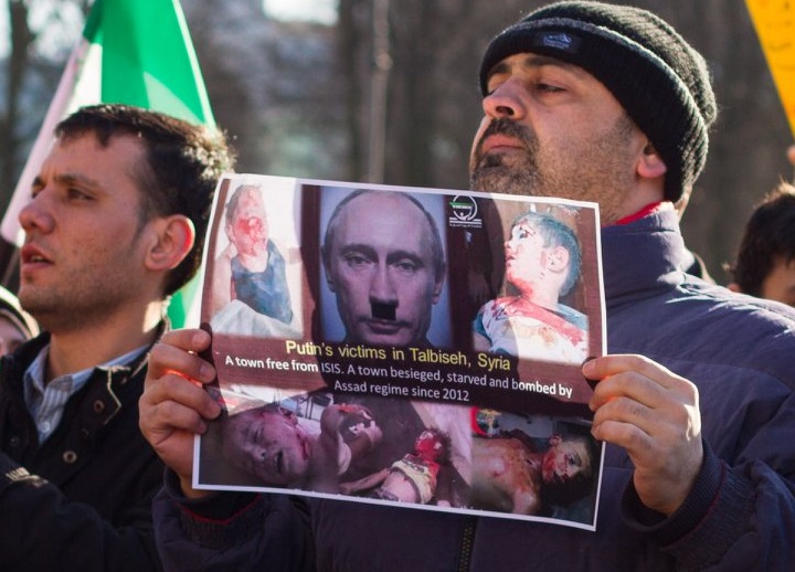 24 ������� 2018. ����� ������������ � ��������� �����
February 24, 2018. Solidarity action for Eastern Ghouta