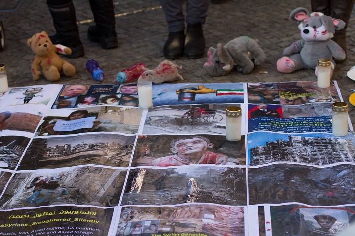 24 ������� 2018. ����� ������������ � ��������� �����
February 24, 2018. Solidarity action for Eastern Ghouta