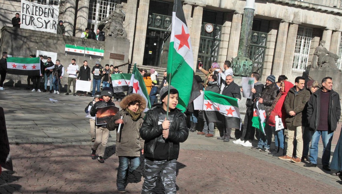 24 ������� 2018. ����� ������������ � ��������� �����
February 24, 2018. Solidarity action for Eastern Ghouta