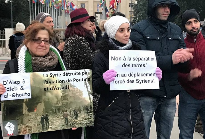 23 ������� 2018. ����� ������������ � ��������� �����
February 23, 2018. Solidarity action for Eastern Ghouta