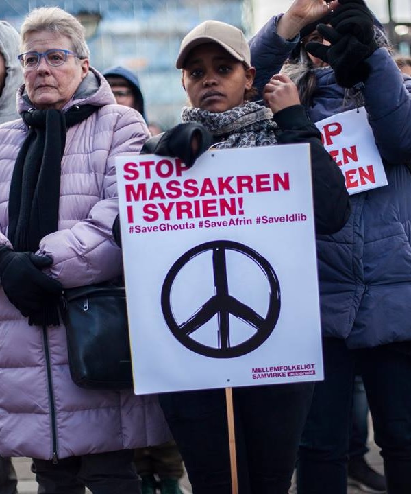 25 ������� 2018. ����� ������������ � ��������� �����
February 25, 2018. Solidarity action for Eastern Ghouta