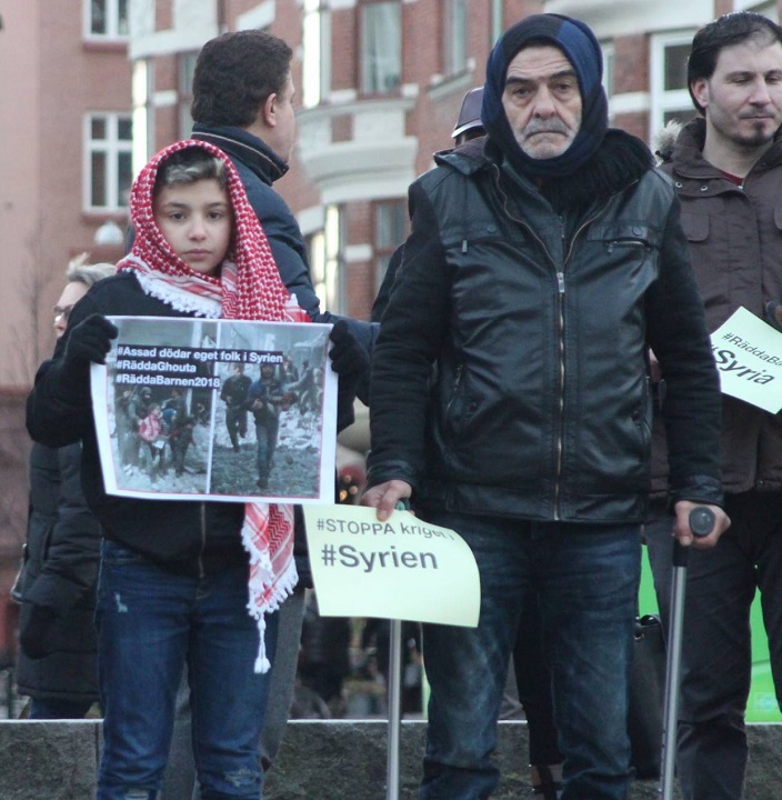 25 ������� 2018. ����� ������������ � ��������� �����
February 25, 2018. Solidarity action for Eastern Ghouta