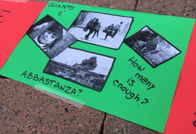 24 ������� 2018. ����� ������������ � ��������� �����
February 24, 2018. Solidarity action for Eastern Ghouta