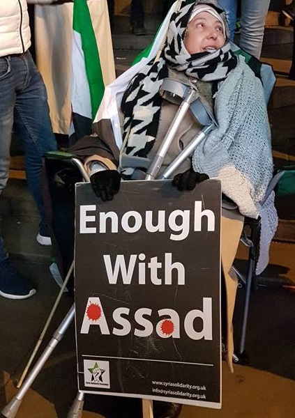 22 ������� 2018. ����� ������������ � ��������� �����
February 22, 2018. Solidarity action for Eastern Ghouta