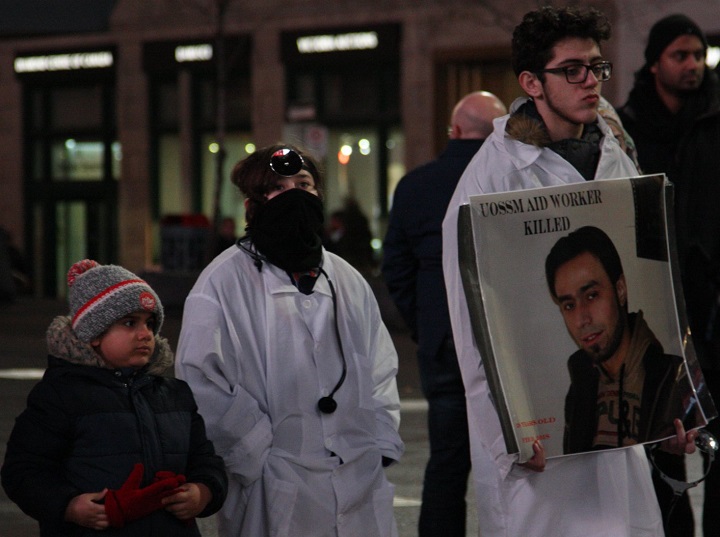 23 ������� 2018. ����� ������������ � ��������� �����
February 23, 2018. Solidarity action for Eastern Ghouta