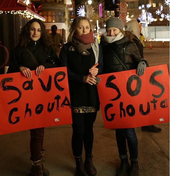 22 ������� 2018. ����� ������������ � ��������� �����
February 22, 2018. Solidarity action for Eastern Ghouta