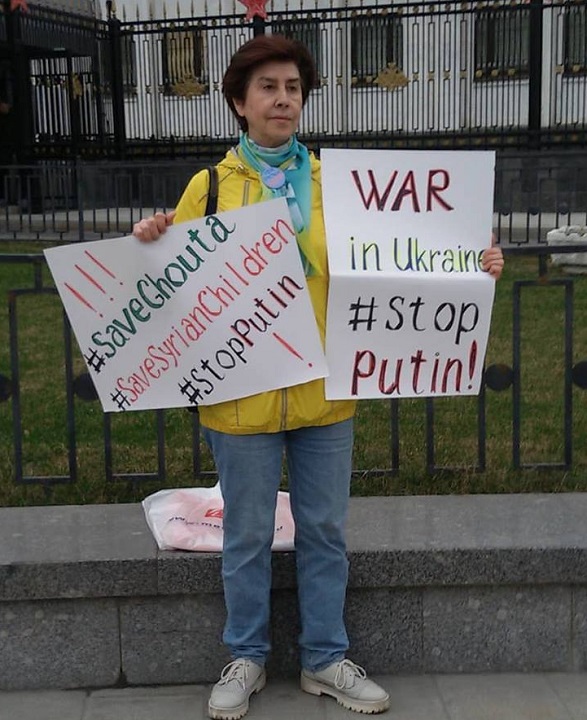17 ������ 2018. ����������� �������������
April 17, 2018. The anti-war picket