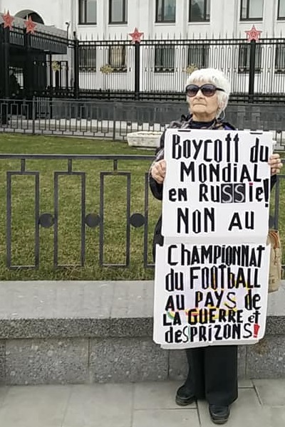 17 ������ 2018. ����������� �������������
April 17, 2018. The anti-war picket