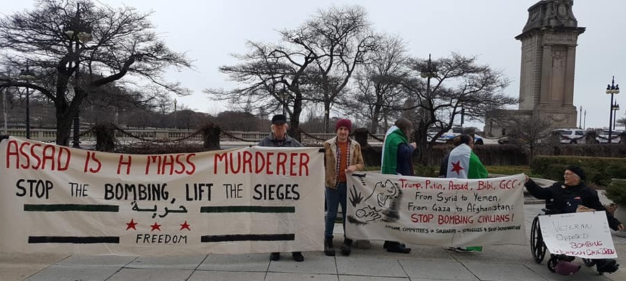 21 ������ 2018. ����� � ������ �����
March 21, 2018. Action in defence of Syria