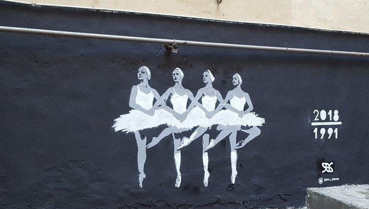 ����� ��������� �������
The dance of small swans