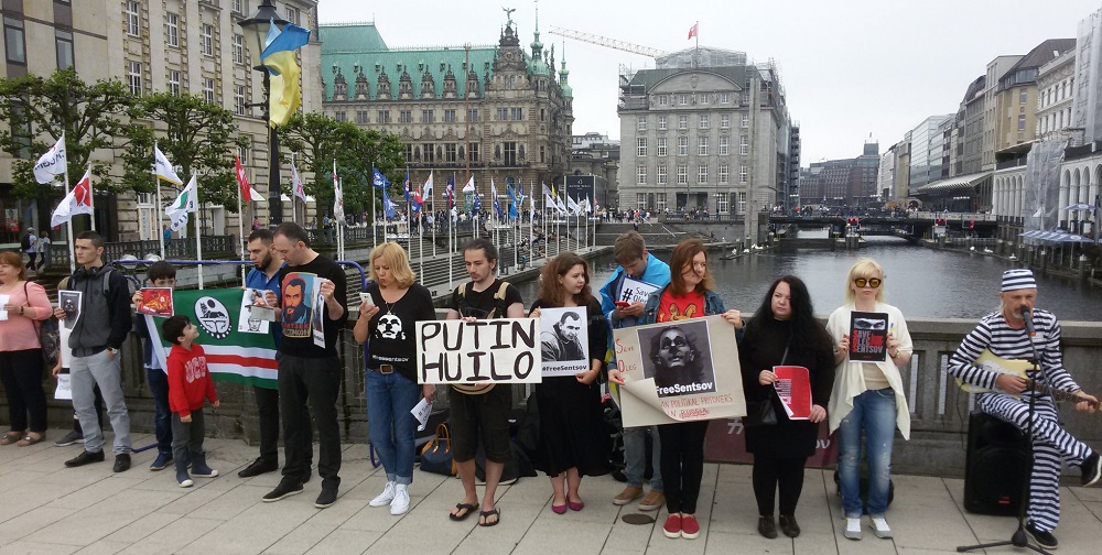 2 ���� 2018. ����� �� �������� ����� �������
June 2, 2018. Action to save Oleg Sentsov