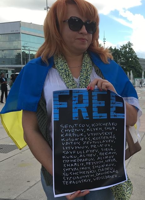 1 ���� 2018. ����� �� �������� ����� �������
June 1, 2018. Action to save Oleg Sentsov