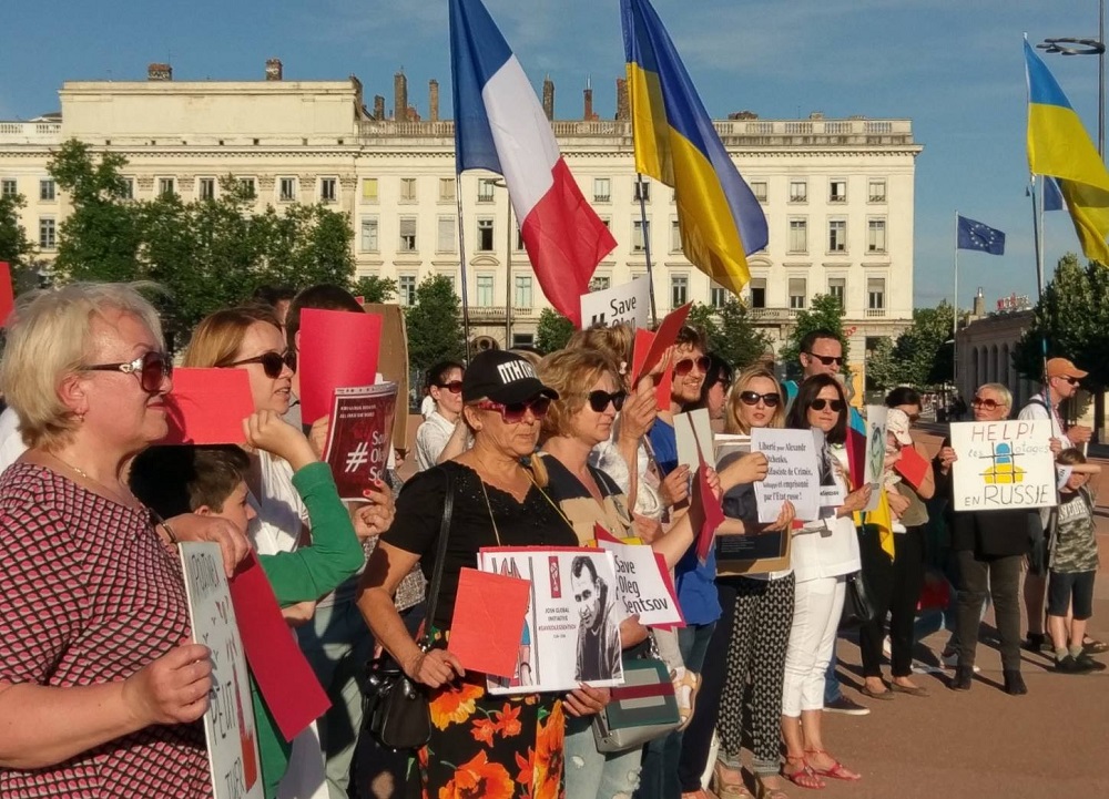 1 ���� 2018. ����� �� �������� ����� �������
June 1, 2018. Action to save Oleg Sentsov