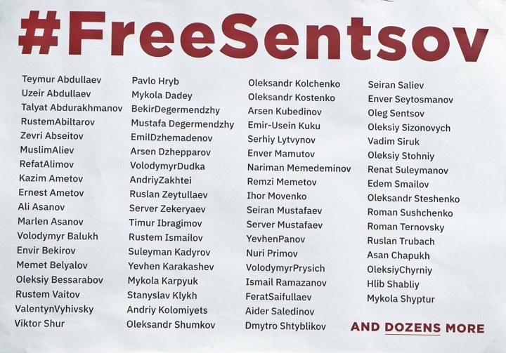2 ���� 2018. ����� �� �������� ����� �������
June 2, 2018. Action to save Oleg Sentsov