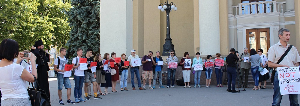 2 ���� 2018. ����� �� �������� ����� �������
June 2, 2018. Action to save Oleg Sentsov