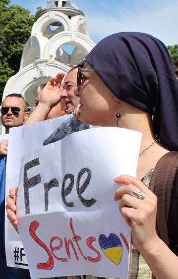 2 ���� 2018. ����� �� �������� ����� �������
June 2, 2018. Action to save Oleg Sentsov