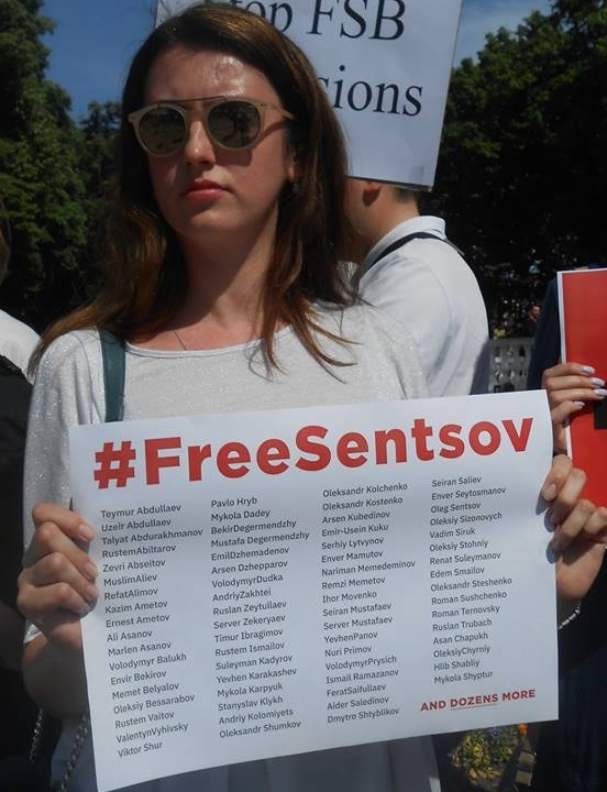 2 ���� 2018. ����� �� �������� ����� �������
June 2, 2018. Action to save Oleg Sentsov