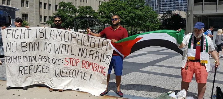 8 ���� 2018. ����� � ������ �����
July 8, 2018. Action in defence of Syria