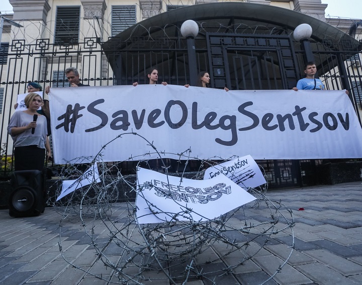 21 ������� 2018. 100-� ���� ��������� ����� �������
August 21, 2018. 100th day of hunger strike by Oleg Sentsov