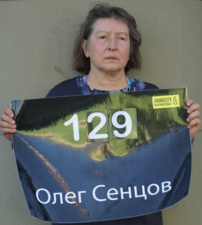 17 - 21 �������� 2018. ����� � ��������� ����� �������
September 17 - 21, 2018. The picket in support of Oleg Sentsov