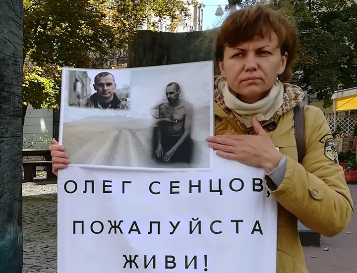 30 �������� 2018. ����� � ��������� ����� �������
September 30, 2018. The picket in support of Oleg Sentsov