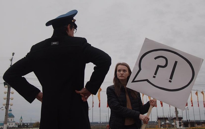 10 ������� 2018. ����� � ������ ������� �����
October 10, 2018. The action in protection of freedom of speech