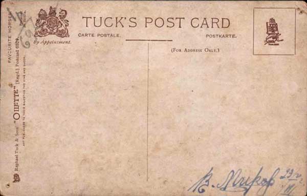 ��������. 
Tuck's Post Card