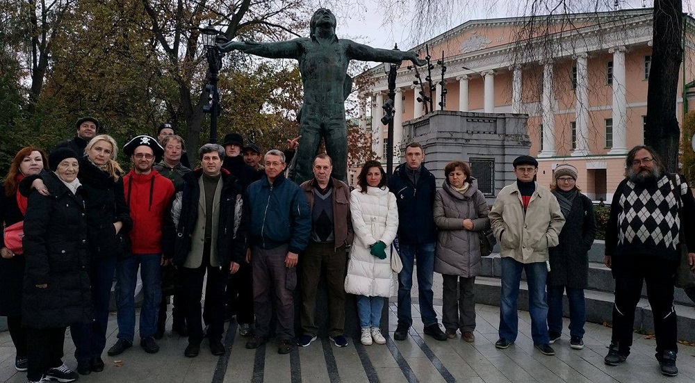21 ������� 2018. ����� � ��������� ����� �������
October 21, 2018. The picket in support of Oleg Sentsov