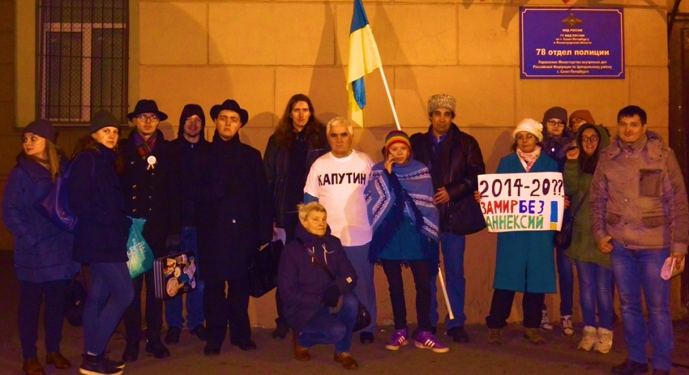26 ������ 2018. ������������� � ��������� ������ ���������
November 26, 2018. The vigil in support of Ingushetia people