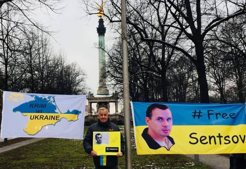 9 - 12 ������� 2018. ����� � ��������� ����� �������
December 9 - 12, 2018. Action in support of Oleg Sentsov