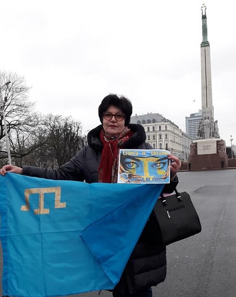 31 ������ - 16 ����� 2019. ����� #������������
January 31 - March 16, 2019. Action #CrimeaIsUkraine