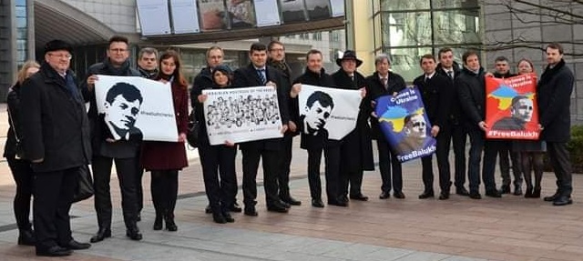 8 ������� 2019. ����� � ��������� ���������� �������
February 8, 2019. Action in support of Ukrainian prisoners