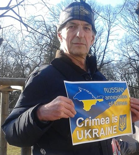 4 ������ 2019. ����� ������������ � ��������� ��������
April 4, 2019. Action of solidarity with Crimean Tatars