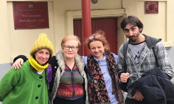 8 - 12 ������ 2019. ����� � ��������� ����� �������
April 8 - 12, 2019. The picket in support of Oleg Sentsov
