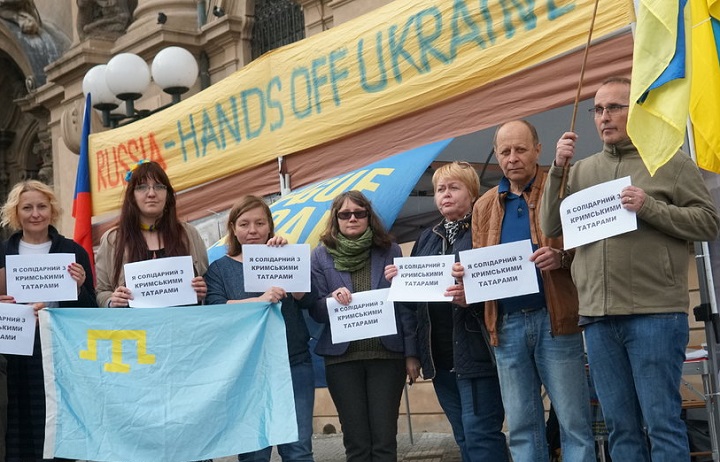 7 ������ 2019. � ��������� �������� �����
April 7, 2019. In support of Crimean Tatars