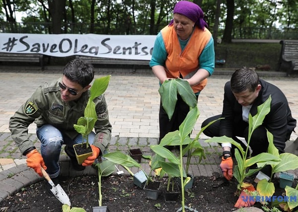 10 ��� 2019. ����� ��������� ������ �������
May 10, 2019. 5th anniversary of Sentsov arrest
