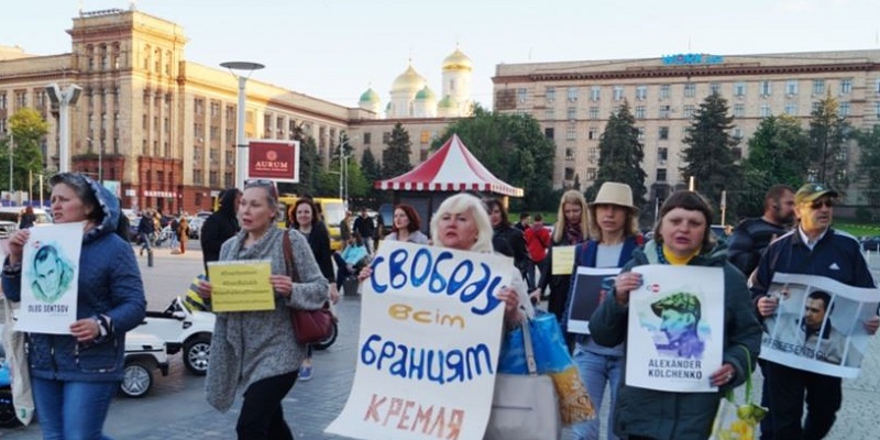 10 ��� 2019. ����� ��������� ������ �������
May 10, 2019. 5th anniversary of Sentsov arrest