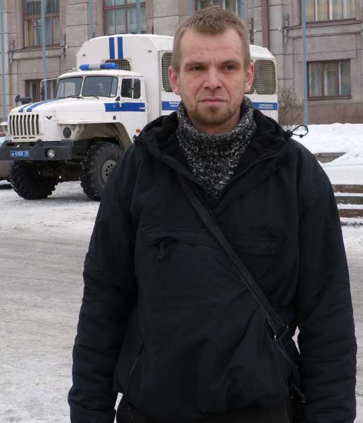 �������� ������ ������ �� ������� 2 ������� 2013
The active worker of the Other Russia on freedom on February 2, 2013