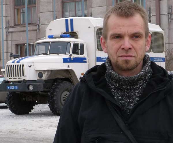 �������� ������ ������ �� ������� 2 ������� 2013
The active worker of the Other Russia on freedom on February 2, 2013