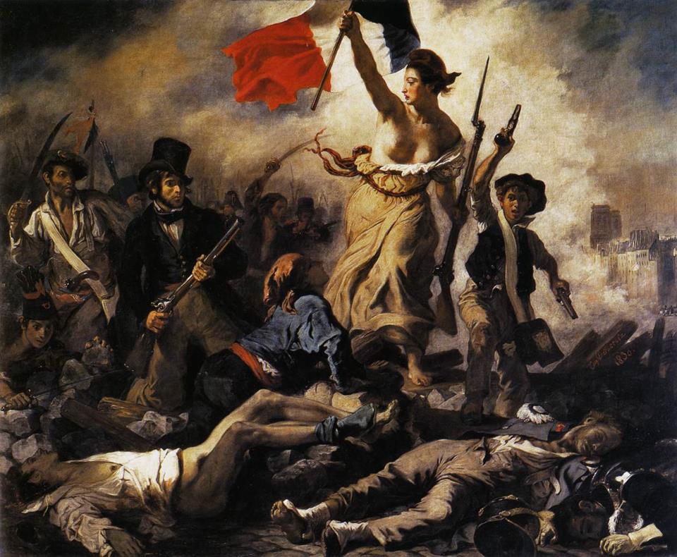 ���� ��������. �������, ������� �����
Liberty leads the people by Eugene Delacroix
