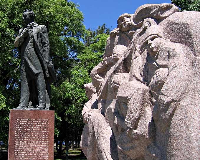 �������� �������� � ������-�����
Monument to Taras G. Shevchenko in Buenos Aires